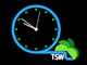 UK TV clock - TSW