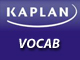 Kaplan SAT vocabulary practice.