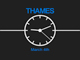 UK TV clock - Thames